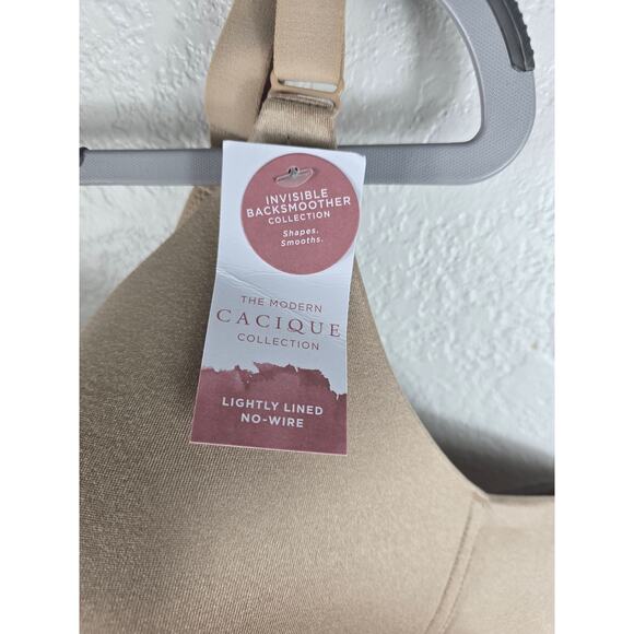 Cacique Collection Invisible Back Smoother Lightly LIned No WIre Bra 50C NWT - Picture 4 of 7